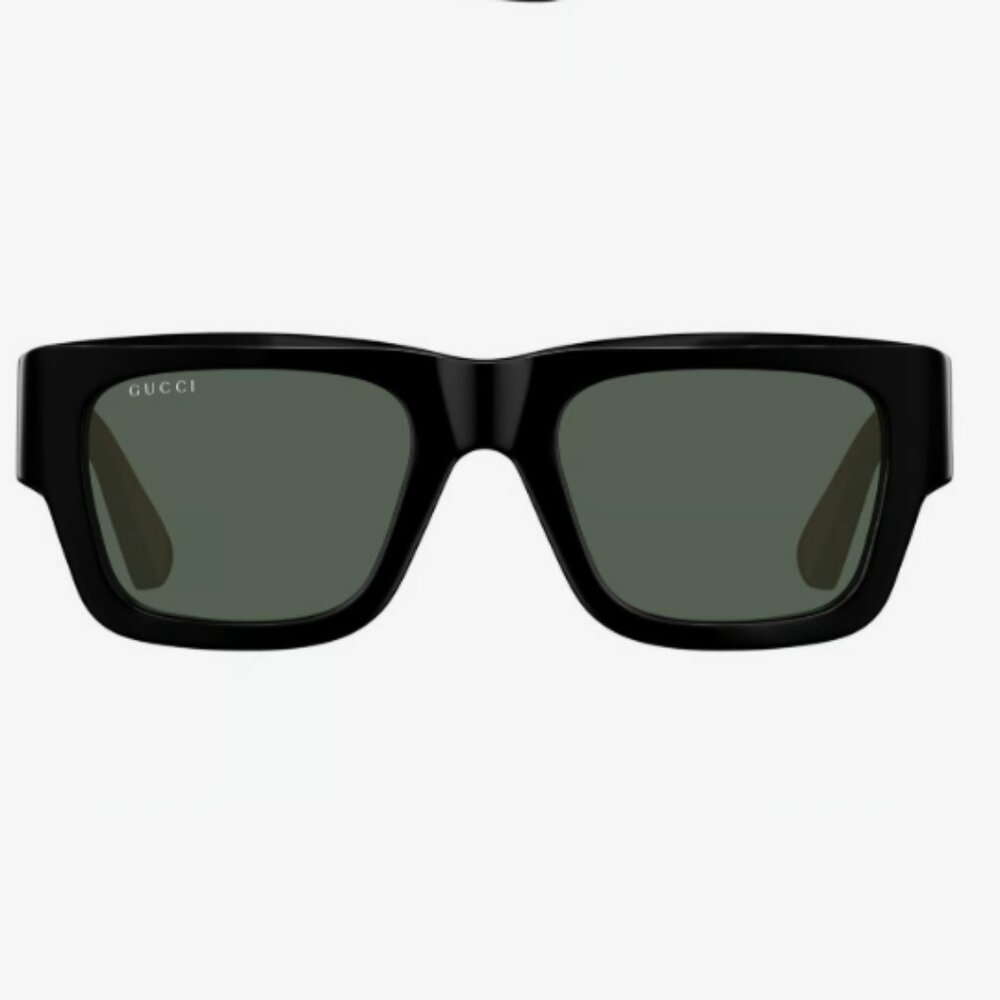 Men's Gucci Sunglasses | Chunky Frame | Red + Green | Style: GG1668S-003
